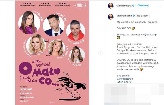 Anna Mucha zarobiła 120 000 zł w "M jak miłość"