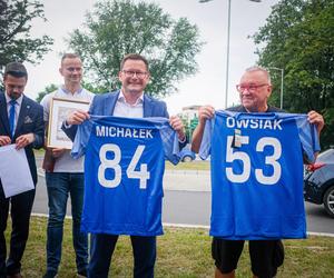 Jurek Owsiak przyjechał do Chorzowa. Oficjalnie otwarto rondo im. Fundacji WOŚP