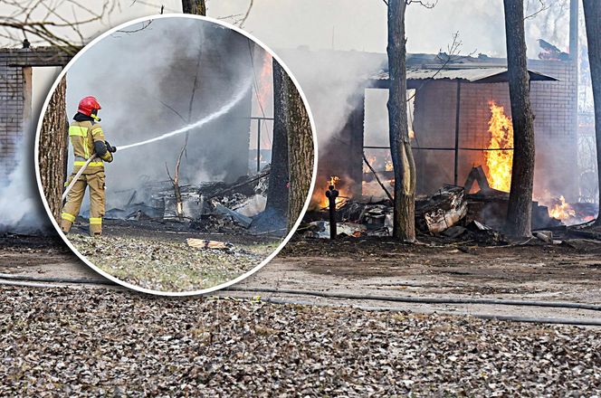 Pożar pustostanów przy ul. Grudziądzkiej w Toruniu. To nie pierwszy raz!