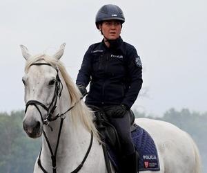 Piękna policjantka spadła z konia podczas służby! Teraz walczy o życie w szpitalu [ZDJĘCIA]