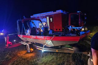 Akcja ratunkowa w Skrzyszowie. Poszukiwania mężczyzny, który miał zniknąć pod wodą