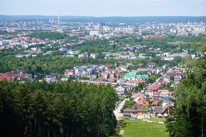 Kielce. Widok z Telegrafu