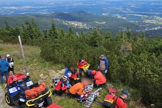 Dramat na trasie ultramaratonu pod Śnieżką. Życie biegacza uratowane dzięki błyskawicznej reakcji