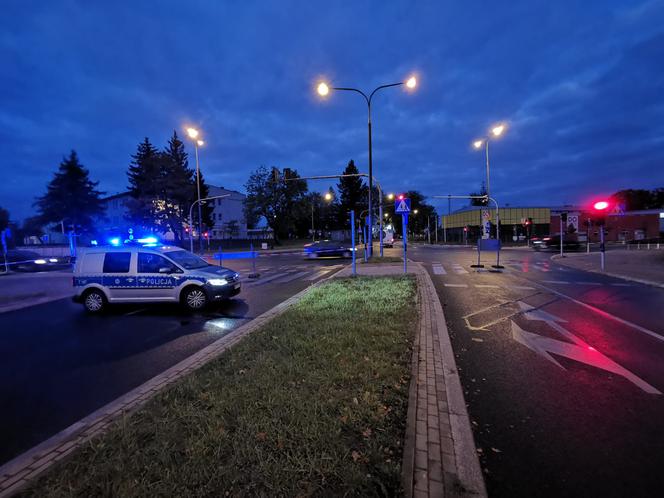 Niewybuch w Olsztynie na skrzyżowaniu ulic Szarych Szeregów z Jagiellończyka 