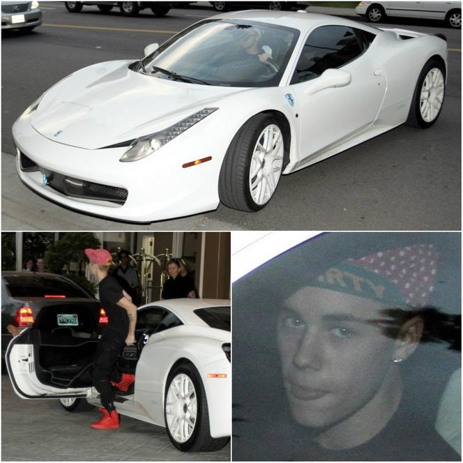 Justin Bieber Ferrari