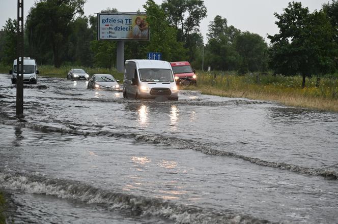 Szczecin zalany po burzy, 1.07.2022