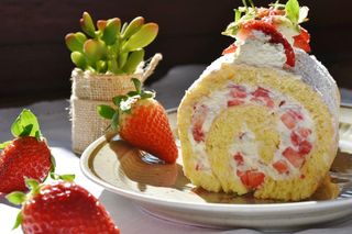 ciasto z truskawkami