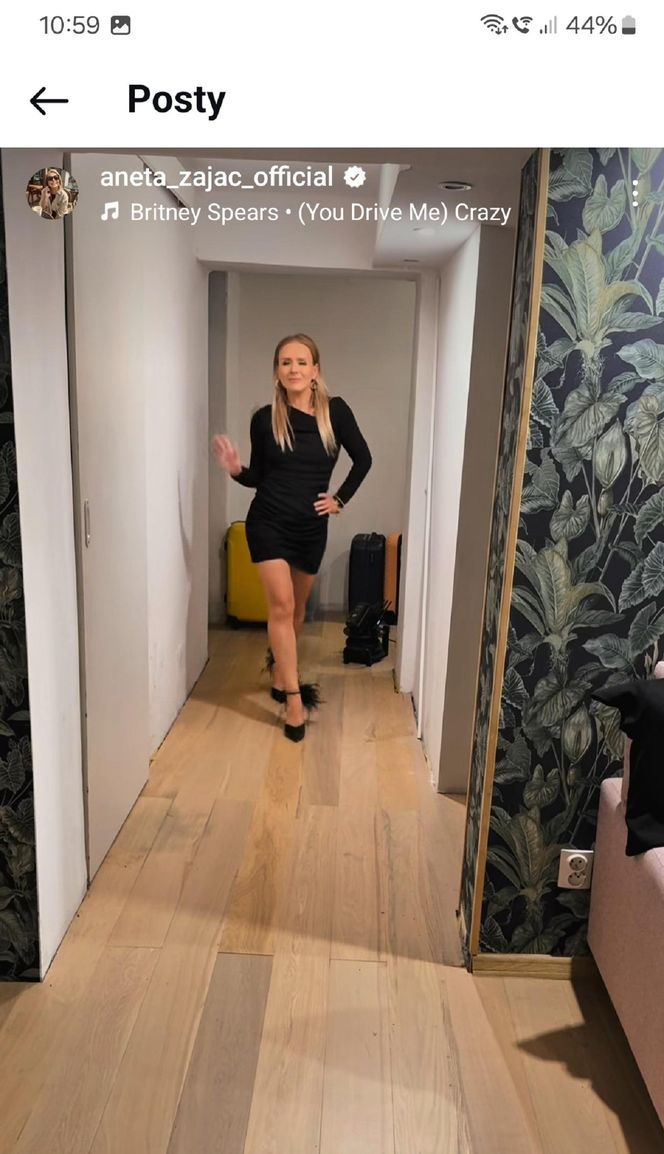 Pierwsza miłość. Aneta Zając jako Dominika Porcz na planie