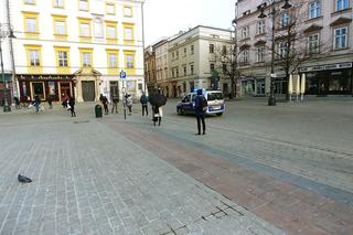 Czarny Protest na Rynku Głównym w Krakowie