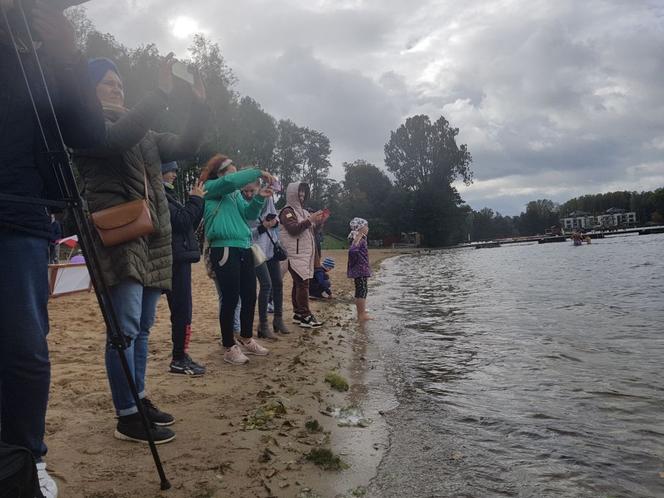W Olsztynie pierwsza kąpiel w nowym sezonie. Morsy w CRS Ukiel