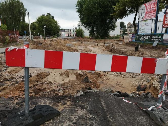 Remonty w centrum Siedlec i objazdy
