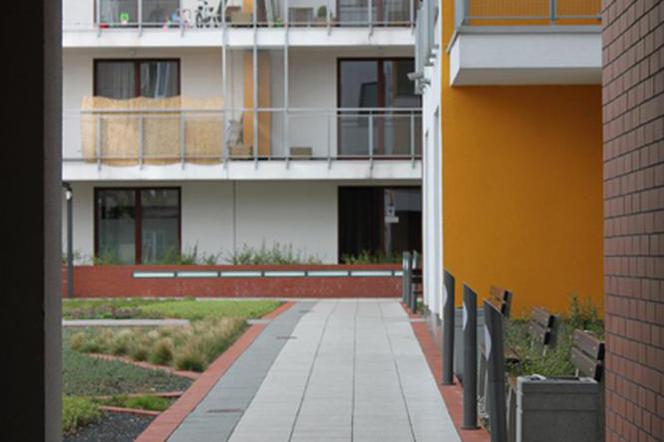 Projekt zieleni i małej architektury dla budynku Wiatraczna Residence