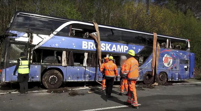 Wypadek autokaru w Niemczech