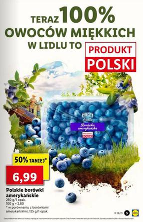Borówka amerykańska 6,99 zł/250 g
