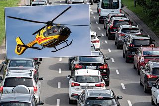 Wysiadł z auta, stojąc w korku, i doszło do tragedii! Przerażający wypadek w Gdyni