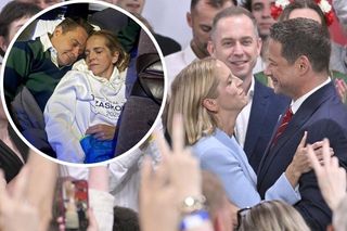 Trzaskowski z żoną spali między fotelami w busie na podłodze. Nie zawsze jest idealnie