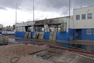 Pożar w Gdańsku, spłonęła hala spalarni odpadów niebezpiecznych Port Service