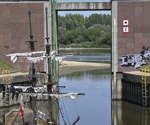 Niski stan wody w Wiśle