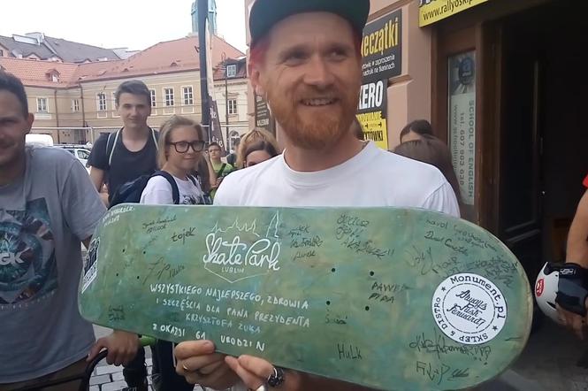 Lublin: Deskorolkarze chcą skateparku na Rusałce. Dziś apelowali o dokończenie inwestycji