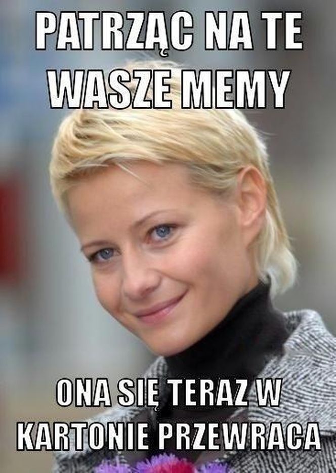 Hanna Mostowiak i kartony - MEMY