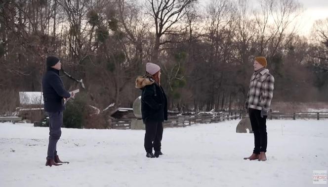 Pierwsza miłość odc. 3778. Dominika Porcz (Aneta Zając), Emil (Łukasz Garlicki), Edward Stryjeński (Marek Siudym)