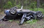 Tragiczny wypadek w Zabielu. Dwie osoby nie żyją
