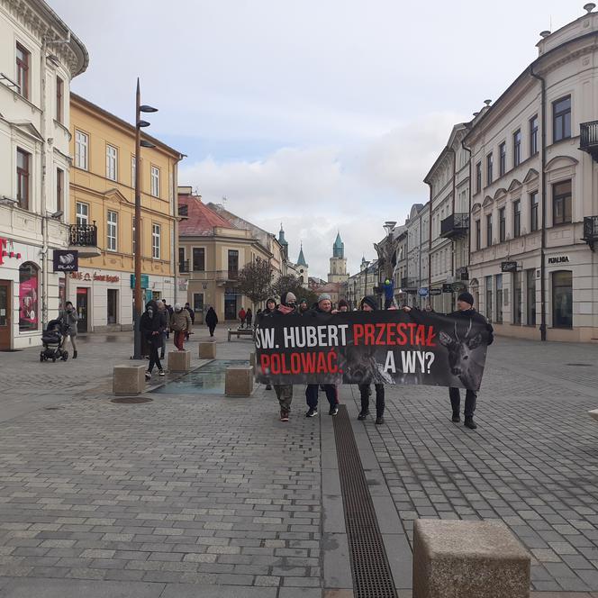 Marsz przeszedł spod lubelskiego ratusza do Polskiego Związku Łowieckiego