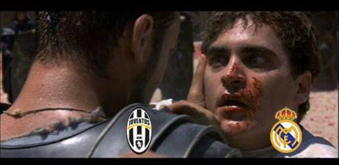 Real - Juventus, memy