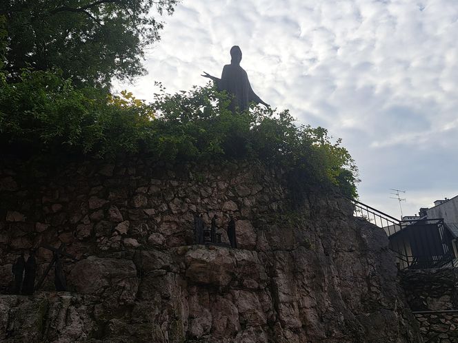 Ogród za kościołem św. Józefa w Krakowie