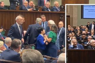 Jachira podeszła do Kaczyńskiego w Sejmie i się zaczęło! Ale draka [NAGRANIE]