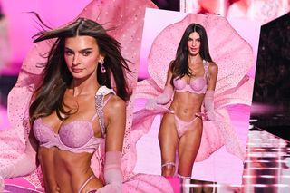 Gwiazda polskiego pochodzenia kusiła na potęgę! Różowe wdzianko niewiele zasłoniło