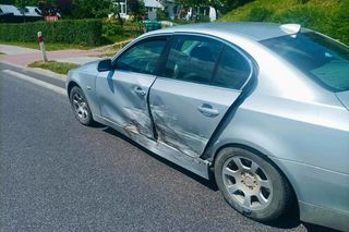  Kolizja samochodów BMW w Baryczu.