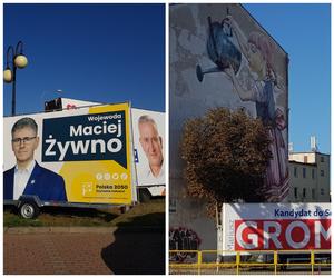 Plakaty wyborcze w Białymstoku. Całe miasto zalane bilbordami. Zobacz najciekawsze