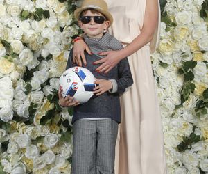 Joanna Racewicz i syn