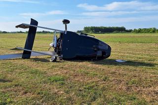 Wypadek wiatrakowca. Maszyna runęła na ziemię krótko po starcie