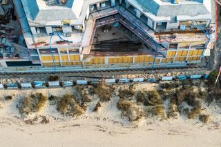 The Sea Resort w Międzyzdrojach podczas budowy