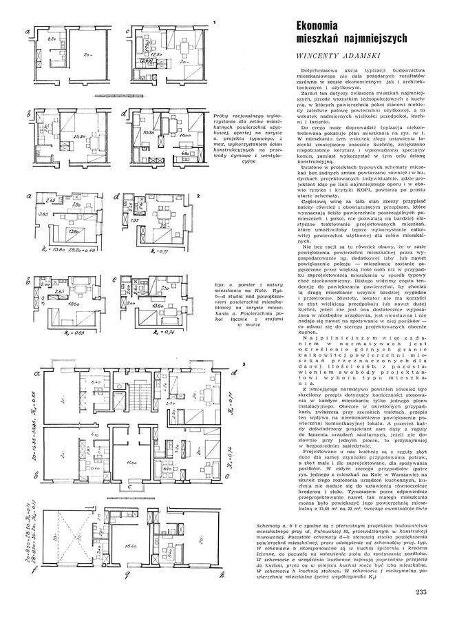 „Architektura” 6/1957, str. 233