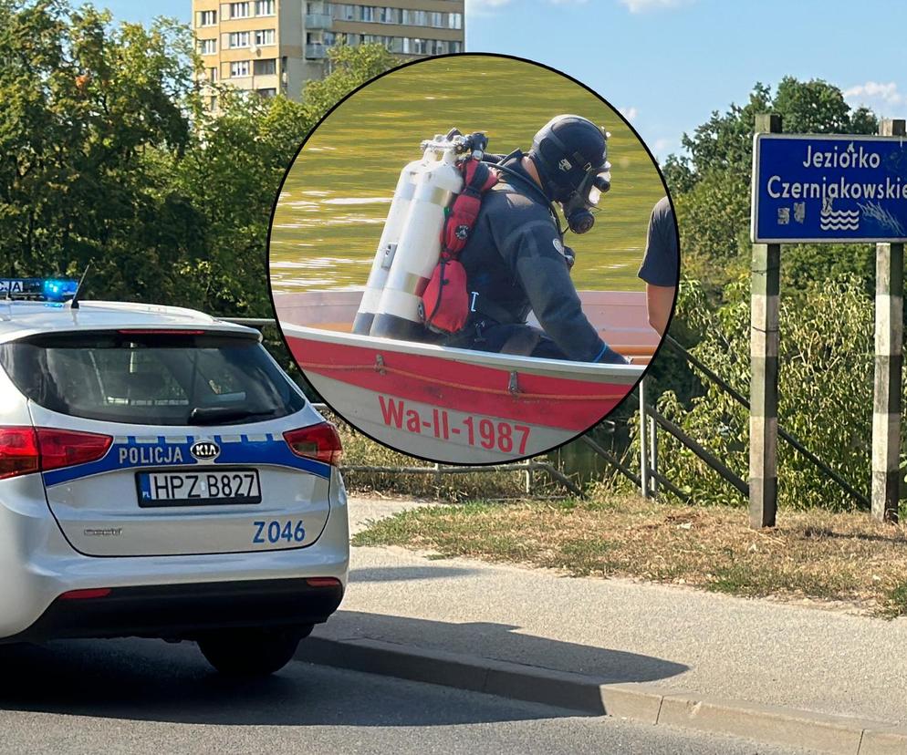 Utonął podczas próby przepłynięcia Jeziorka Czerniakowskiego. Po tragicznej śmierci służby szukają kolejnej osoby