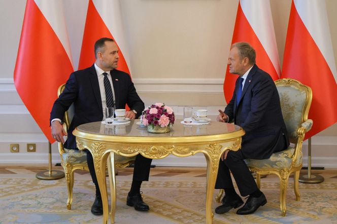 Spotkanie prezydenta Karola Nawrockiego z premierem Donaldem Tuskiem