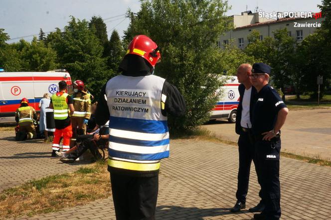 Strzelanina w Zawierciu. Ćwiczenia policji i medyków [ZDJĘCIA]