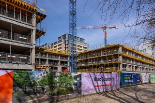 Budowa osiedla Modern Mokotów w Warszawie