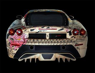 Wytatuowane Ferrari F430 / dzieło Philippe Pasqua