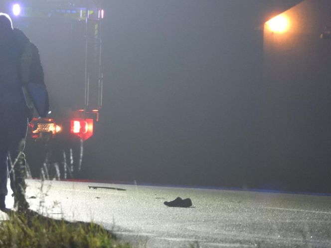 Śmiertelne potrącenie człowieka na prostej drodze. Nie miał szans