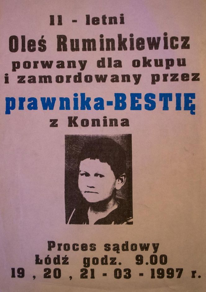 Zabójstwo 10-letniego synka wywróciła życie pana Wojciecha z Konina. Sprawca cieszy się wolnością