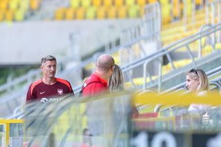 Trening i konferencja prasowa reprezentacji Polski