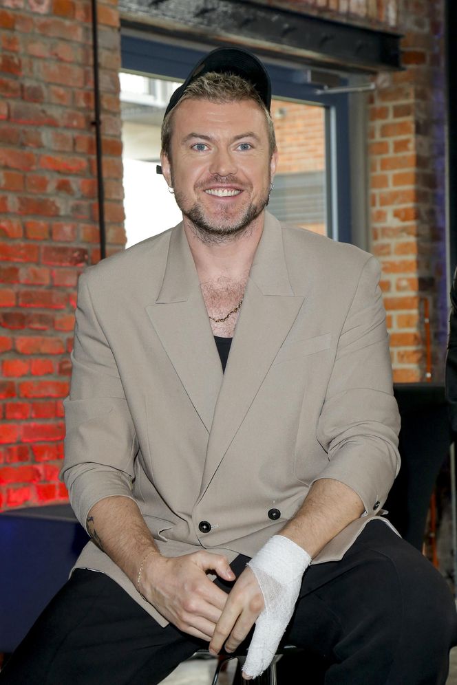 Wojciech Łozo Łozowski zabrał dziewczynę na premierę "Vinci2"