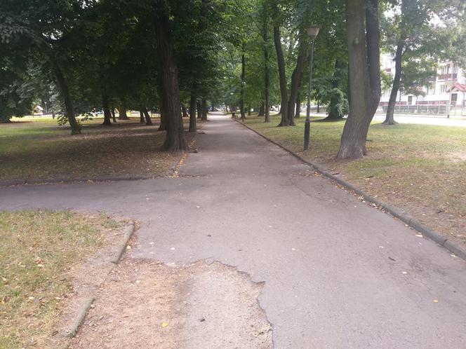 Park przy Dąbrowskiego w Rzeszowie