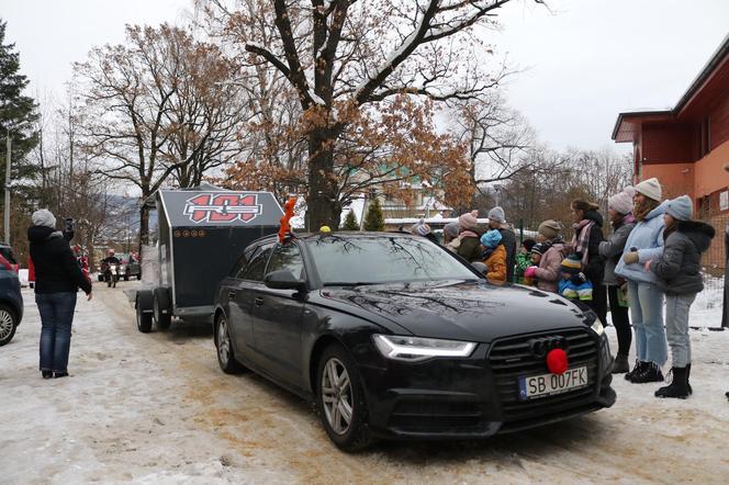 MotoMikołaje z prezentami w domu dziecka  w Bielsku-Białej