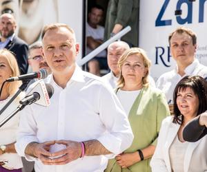 Andrzej Duda z niezapowiedzianą wizytą w Bochni