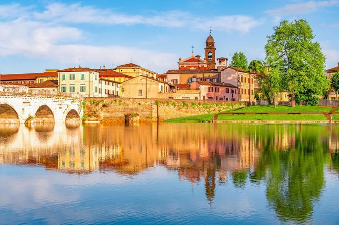 Ponte di Tiberio, Rimini, Włochy